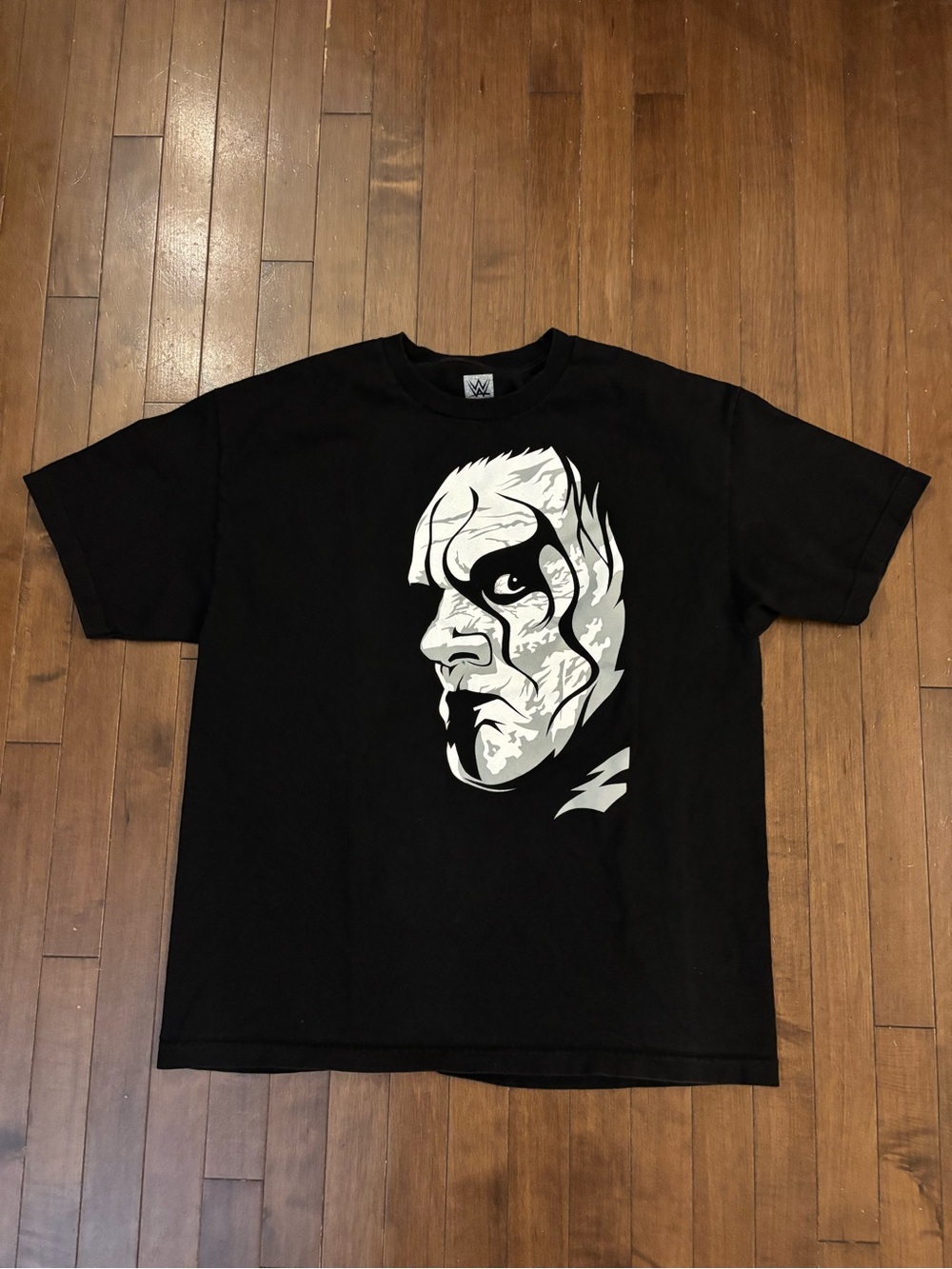 Vintage 2014 Sting Wrestling Big Face Black T Shirt Size XL WWE Blackout 2010’s
